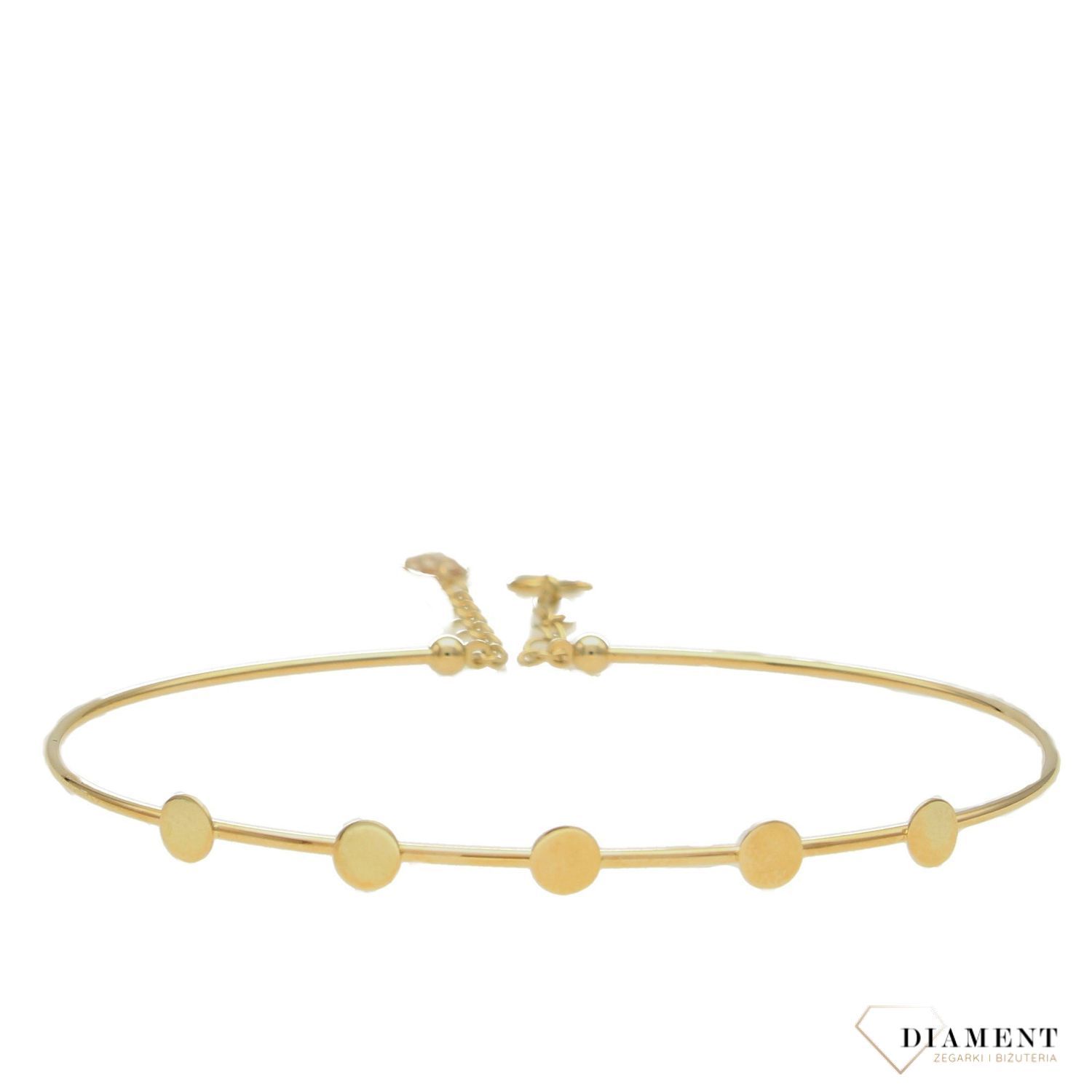 Złota bransoletka sztywna 585 okrągła BR 5308 (2).jpg